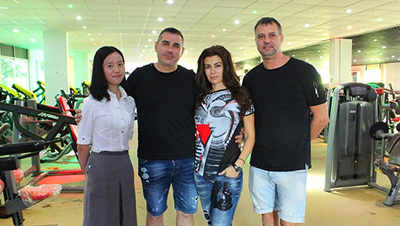 保加利亚客户进口博菲特商用健身器材