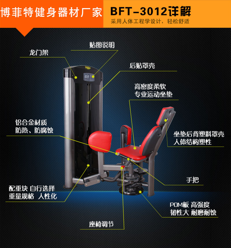 博菲特大腿内展训练器