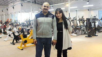 黎巴嫩客户来中国采购健身器材