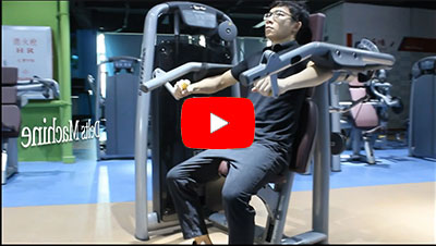 坐式提肩训练器 坐姿肩膊训练器使用演示视频